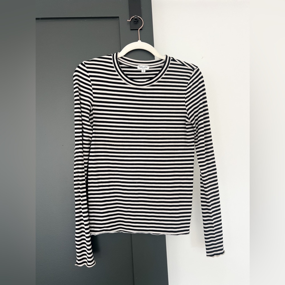 Splendid Stripe Long Sleeve Top size S